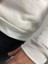 Estrella Erkek Basic Beyaz Üç Iplik Kalın Düz Renk Sweatshirt 2