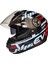 Free-M 913 Evo Kırmızı Güneş Vizörlü Kapalı Kask(Şeffaf Camlı) 2