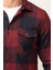 Slim Fit Kışlık Oduncu Ekoseli Tek Cep Kapaklı Erkek Gömlek DR230018-600 3