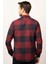 Slim Fit Kışlık Oduncu Ekoseli Tek Cep Kapaklı Erkek Gömlek DR230018-600 4