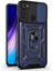 Xiaomi Redmi Note 8 Kılıf Yüzüklü Standlı Kamera Korumalı Pars + Ekran Koruyucu 1