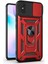 Xiaomi Redmi 9A Kılıf Yüzüklü Standlı Kamera Korumalı Pars + Ekran Koruyucu 1