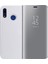 Huawei P20 Lite Clear View Flip Cover Standlı Kılıf Silver 1