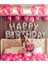 Gümüş Pembe Happy Birthday Folyo Set Balon 1