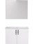 Asmira Banyo Dolabı - 82 cm - 2'li Set - MdfLam Kapak Beyaz 3