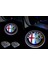 Alfa Rome Araçları Için Kapı Altı Logo 7 LED Projektör (2 Adet) 1