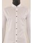 Uzun Kol Slim Fit Damatlık Beyaz Gömlek 2