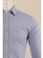 Uzun Kol Slim Fit Çizgili Gömlek 4