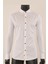 Uzun Kol Slim Fit Damatlık Beyaz Gömlek 1
