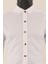 Uzun Kol Slim Fit Damatlık Beyaz Gömlek 3