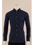 Uzun Kol Slim Fit Desenli Gömlek 1