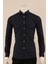 Uzun Kol Slim Fit Desenli Gömlek 1