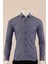 Uzun Kol Slim Fit Desenli Gömlek 1