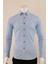 Uzun Kol Slim Fit Desenli Gömlek 1