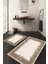 Dijital Baskılı Kaymaz Taban Yıkanabilir 2'li Klozet Takımı Banyo Paspası NDKZ-HY-1183 1
