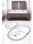 Dijital Baskılı Kaymaz Taban Yıkanabilir Oval 2'li Klozet Takımı Banyo Paspası NOKZ-SD-1089 1
