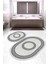 Dijital Baskılı Kaymaz Taban Yıkanabilir Oval 2'li Klozet Takımı Banyo Paspası NOKZ-SD-584 1