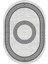 Dijital Baskılı Kaymaz Taban Yıkanabilir Oval 2'li Klozet Takımı Banyo Paspası NOKZ-SD-584 2