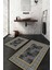 Dijital Baskılı Kaymaz Taban Yıkanabilir 2'li Klozet Takımı Banyo Paspası NDKZ-SD-759 1