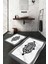 Dijital Baskılı Kaymaz Taban Yıkanabilir 2'li Klozet Takımı Banyo Paspası NDKZ-SD-770 1