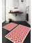 Dijital Baskılı Kaymaz Taban Yıkanabilir 2'li Klozet Takımı Banyo Paspası NDKZ-SD-899 1