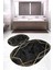 Dijital Baskılı Kaymaz Taban Yıkanabilir Oval 2'li Klozet Takımı Banyo Paspası NOKZ-HT-1098 1