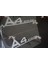 Audi A4 Motor Sport Kelebek Cam Sticker 2 Li Set 2