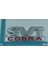 Ford Mustang Shelby Svt Cobra Bagaj Krom Metal 3m 3D Logo Amblem 4