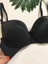 Kadın Siyah Kaplı Dolgusuz Tek Şık Sütyen 2
