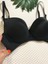 Kadın Siyah Kaplı Dolgusuz Tek Şık Sütyen 3