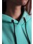 Unisex Oversize Hoodie Moon Themed Turquoise 3
