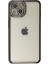 Apple iPhone 14 Kılıf Koruma Lensli Taşlı Dizayn Şeffaf Kapak 2