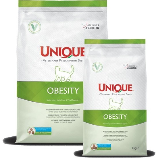 Unique Cat 5 kg Obezite Kedi Maması Alabalık Lezzetiyle Kilo Sorunlarına Çözüm Sunar