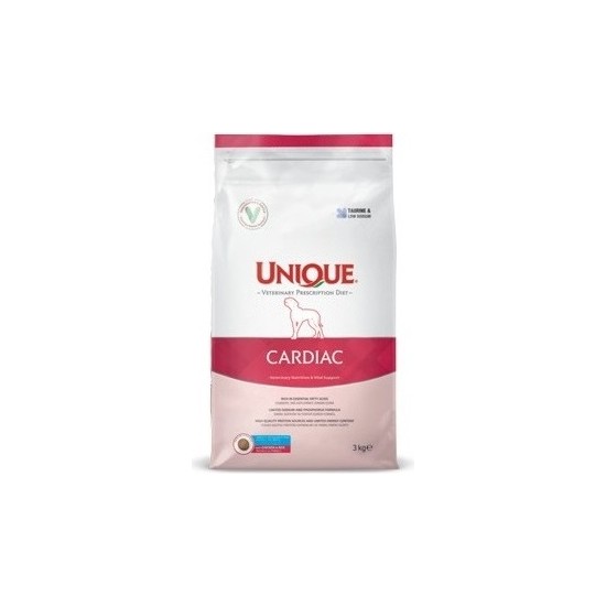 Unique Dog Cardiac Alabalık Tatlı 3kg Kalp Sağlığı Destekleyici Ekonomik Köpek Maması