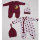 Bordo - Beyaz