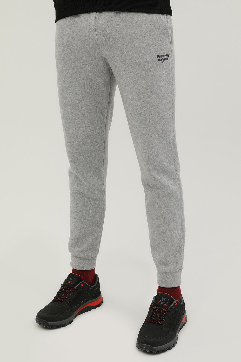 Superfly Men Sweat Pant Gri Erkek Eşofman 23227-08