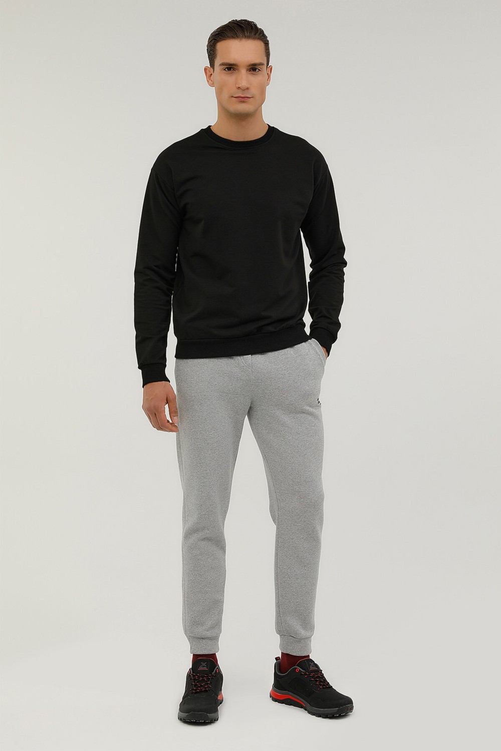 Superfly Men Sweat Pant Gri Erkek Eşofman 23227-08 görsel 5