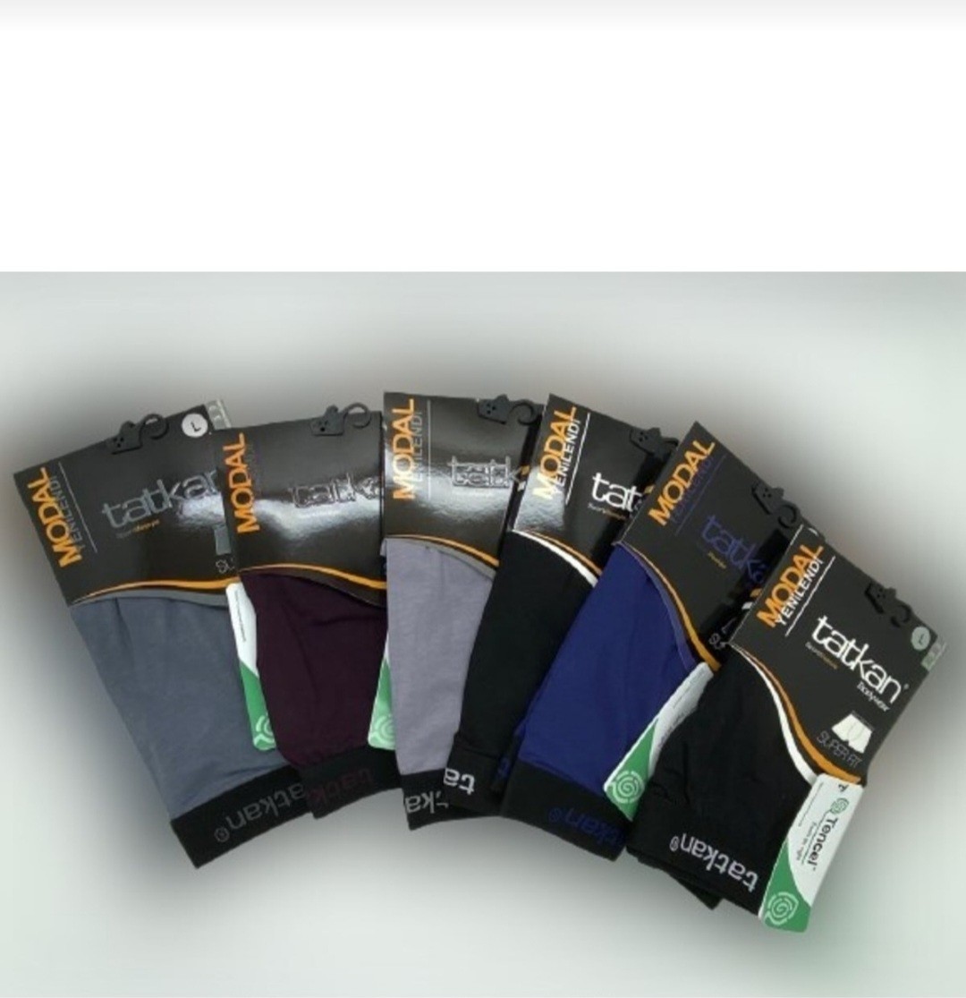 Tatkan Bodywear Tatkan Modal Erkek Boxer Şort 6'lı