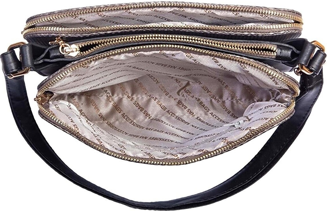 Lifonbag Kadın 4 Bölmeli Uzun Çapraz Askılı Omuz Çantası görsel 4