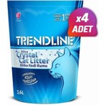 Trendline 4 Adet - Trendline Silika Kristal Kedi Kumu 3,6 Lt (1,4 Kg)