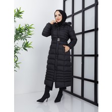 KMK Kombin Kmkkombin Kadın Uzun Şişme Mont