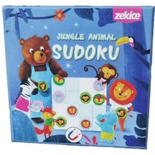 Zekice Jungle Animal Sudoku Oyunu Orman Hayvanlarıyla Sudoku Oyunu