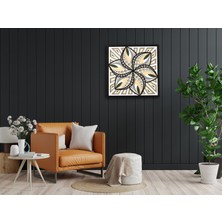 Essart Design 7 Katmanlı Rüzgar Gülü Mandala Duvar Sanatı Tasarımı Duvar Dekoru 3D Tablo Lazer Kesim