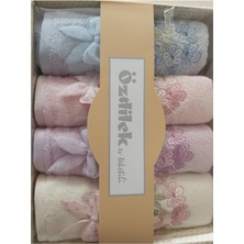 Özdilek Bouquet Flowers 4lü Kutulu Havlu Nak