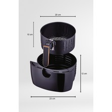 Farg Mychef EPA-1013 Yağsız Kızartma Sıcak Hava Fritözü / Airfryer 5.5 Litre 1500W
