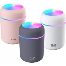 EHEDIYE38 Işıklı Mini Ortam Oda Hava Nemlendirici ve Taşınabilir Buhar Makinesi H2O Humidifier