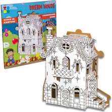 Todo Dream House To Do House Todo Karton Kit Montajı ve Renklendirme Için 34 Parça