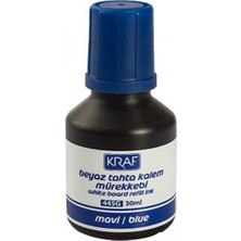 Kraf 445G Beyaz Tahta Kalemi Mürekkebi 30 ml Mavi
