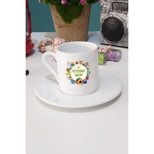 Hedizu Veteriner Hekime Hediye Veteriner Hekim Türk Kahvesi Fincanı Beyaz