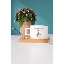 Hedizu Metalurji ve Malzeme Mühendisi Ahşap Altlıklı Fincan